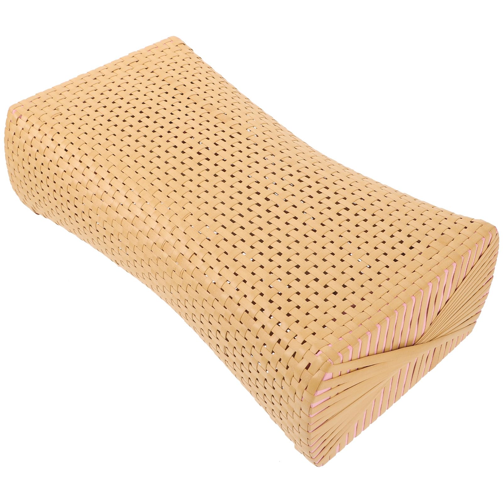 

Gogogmee Imitation Bamboo Mat Pillow, Easy-to-Use Rattan Pillow for Cervical Support, Perfect Gift