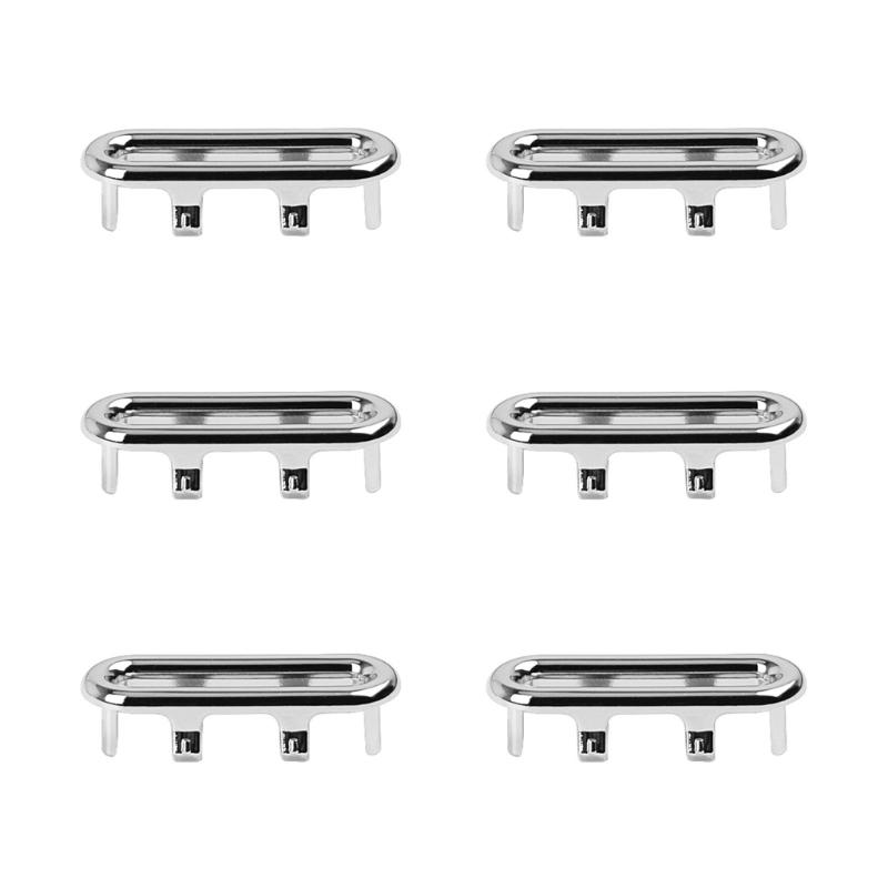 6 Pack Sink Overflow Rings Sink Hole Replacement Overflow Hole Round Basin Overflow Trim Sink Hole Cap Drain Cap Covers
