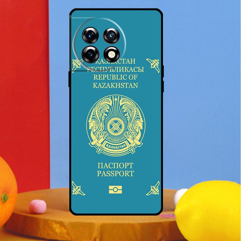 Kazakhstan Flag Art Cover For OnePlus 13 13R 12 12R 11 10 Pro 8T 10T OnePlus Nord CE 3 2 4 Lite N30 N20 N10 Case