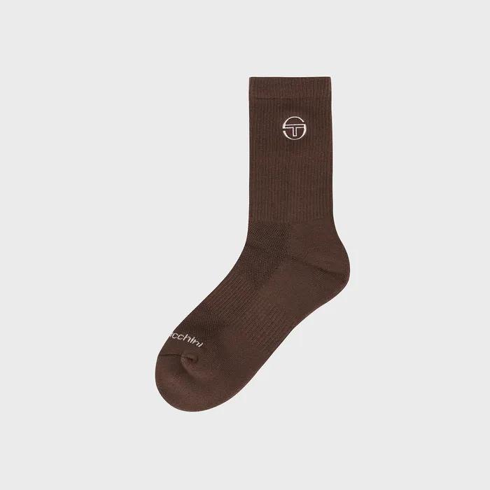 U Essential Crew Socks (BROWN)