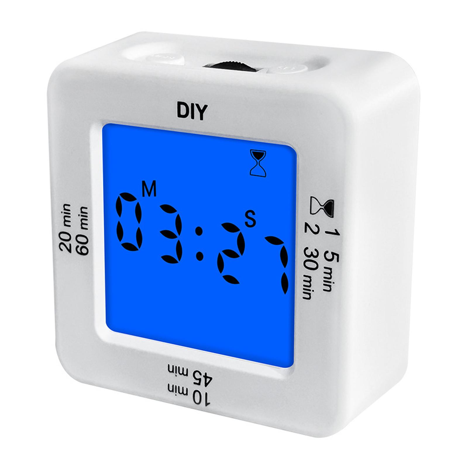 

Великий світлодіодний дисплей Багатофункціональний цифровий кухонний таймер з 4 режимами будильника Годинник-секундомір A