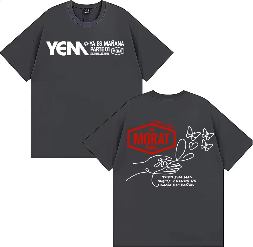 2026 Band Morat Asuntos Pendientes Yem Todo Era Simple Cvando No Sabia Extranar Mens and Womens pure Cotton TShirt