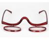 Frame Magnification Eyeglasses Makeup Eyewear Reading Glasses Presbyopic Glasses Folding Clamshell