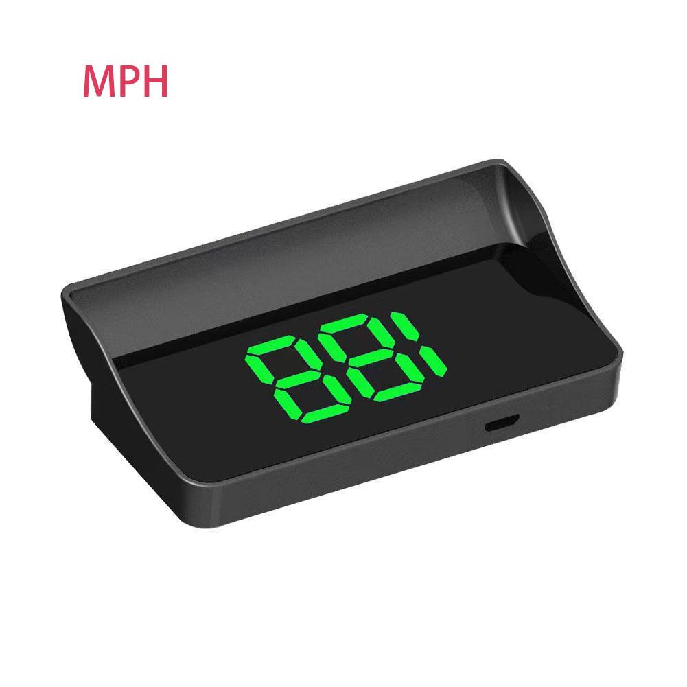 Digital Head Up Display GPS Speedometer - Windshield Projector Speed Meter Clock Gauge Speed KMH HUD