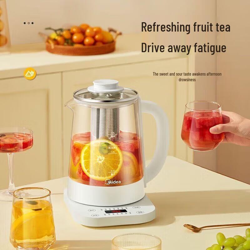 Midea 1.5L Smart Glass Health Kettle CN Plug (adapter Included)
