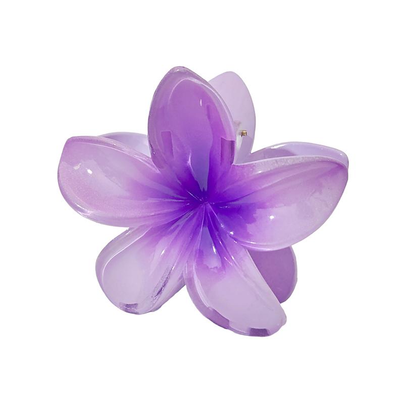 1PC Elegant Flower Shaped Hair Grab Clips Trendy Non Slip Ponytail Holders For Women And Daily Use Wear