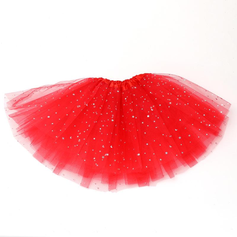 Dívčí nadývaná tutu sukně - Princeznovská třívrstvá baletní sukně pro děti