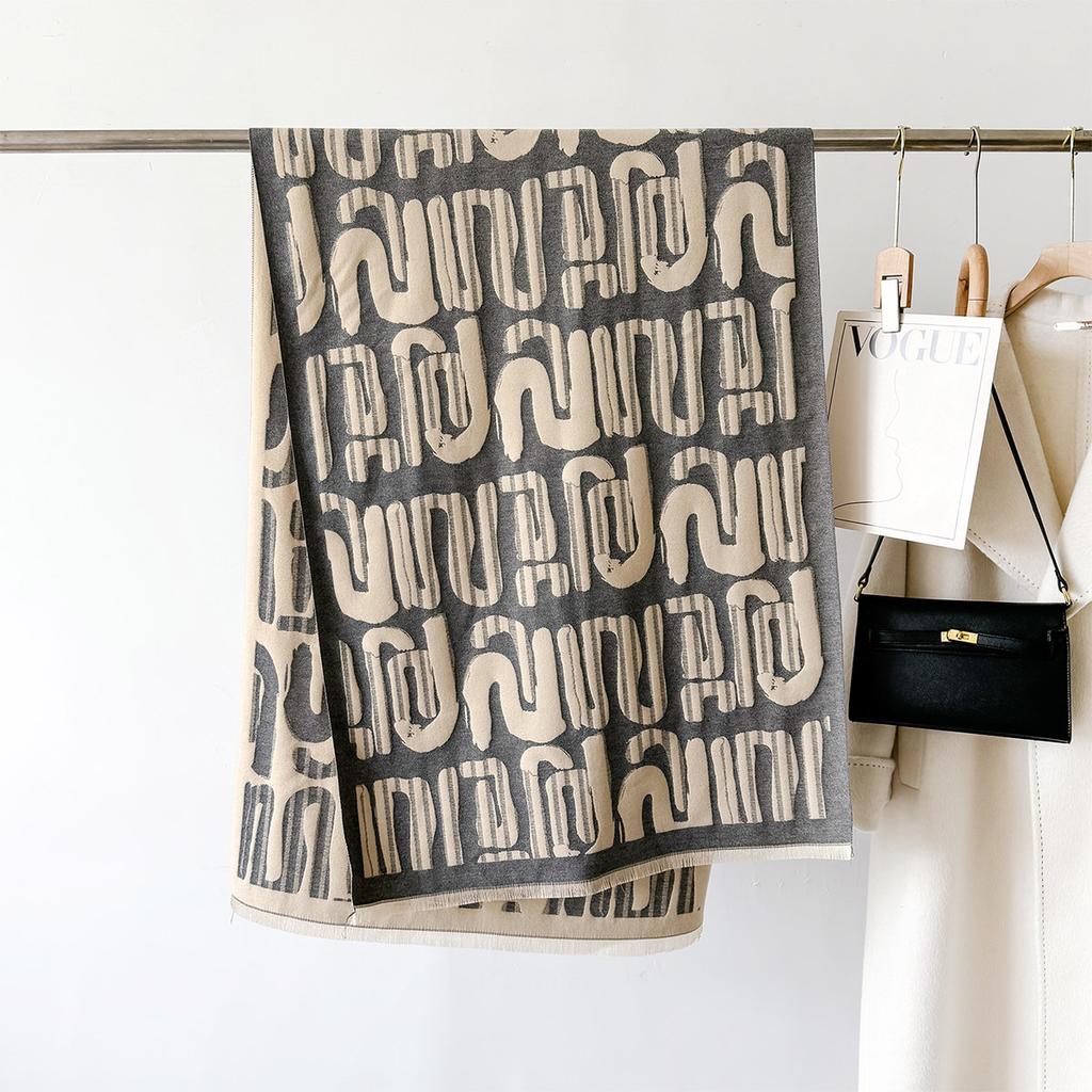 Winter Warm Scarf Cashmere Wraps Women  Luxury Design Pashmina Thick Shawl Blanket Bufanda Foulard Travel Poncho Stoles