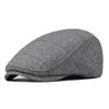 Lattice Pattern Cotton Beret  Hat For Men With Adjustable Casual Outdoor Travel