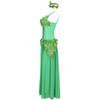 Halloween Masquerade Green Forest Dryad Elf Fairy Dress Cosplay Out Costume