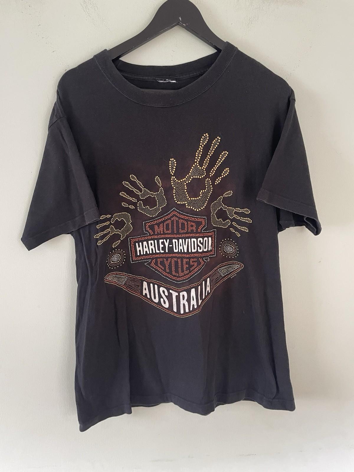 1996 Harley Davidson Australia Graphic T Shirt Large S