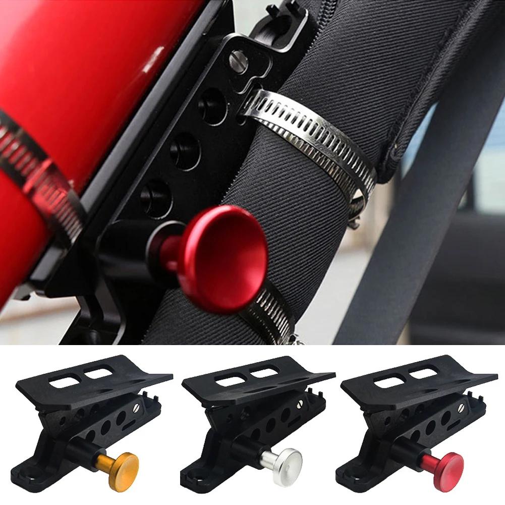 Car Extinguisher Mount Bracket Adjustable Holder with Clamps Fit Aluminium for Jeep Wrangler Sport/ JK/ Sahara Car Accessories