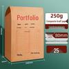 50 Kraft Paper Transparent A4 File Folders - Thickened Quality Office Personnel Bags