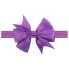 Children's headband, solid V-shaped ribbon, dovetail baby bow headband 21 colors