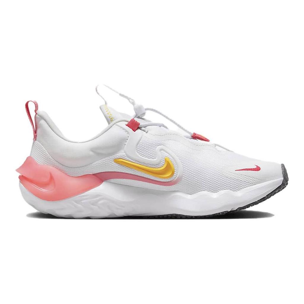 Nike Run Flow GS Non-Slip Low-Top Kids Running Shoes Kids Running Shoes White Pink DR0472-100