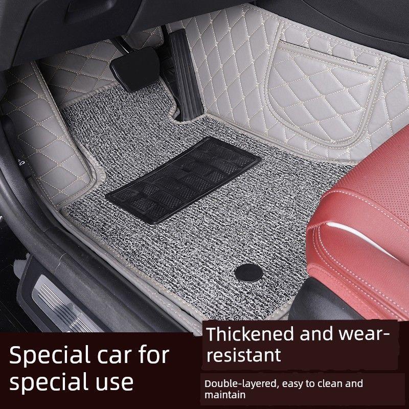 Byd S6 S7 Car Floor Mats, Full-Circle Silk Loop Mats for the Driver's Seat, and Dedicated Foot Mats for the Passenger Seat