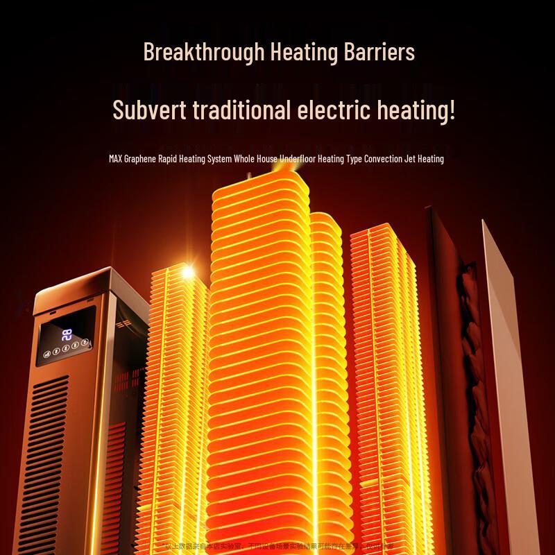 WEZHO Smart Baseboard Heater with Flame Effect & Voice Control