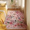 Premium Floral Bedroom Runner Rug, Soft Machine Washable Kitchen Mat - Non-Slip Indoor Doormat for Entryway, Laundry, Bathroom, Kitchen & Living Room