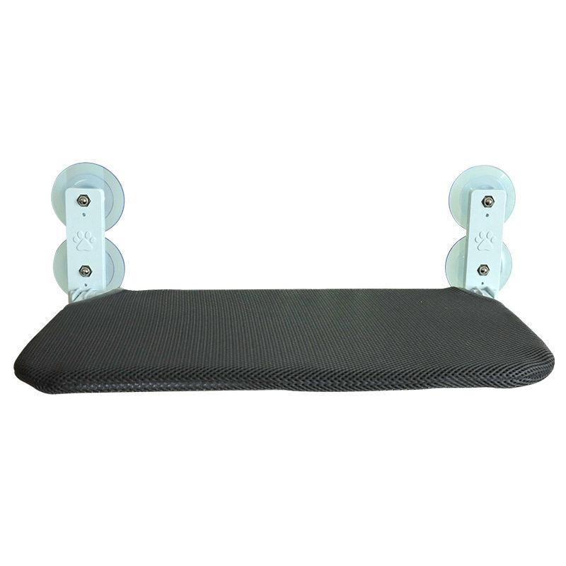 ערסל חתול לשיזוף: מיטה עם כוס יניקה לחלון לחתולים