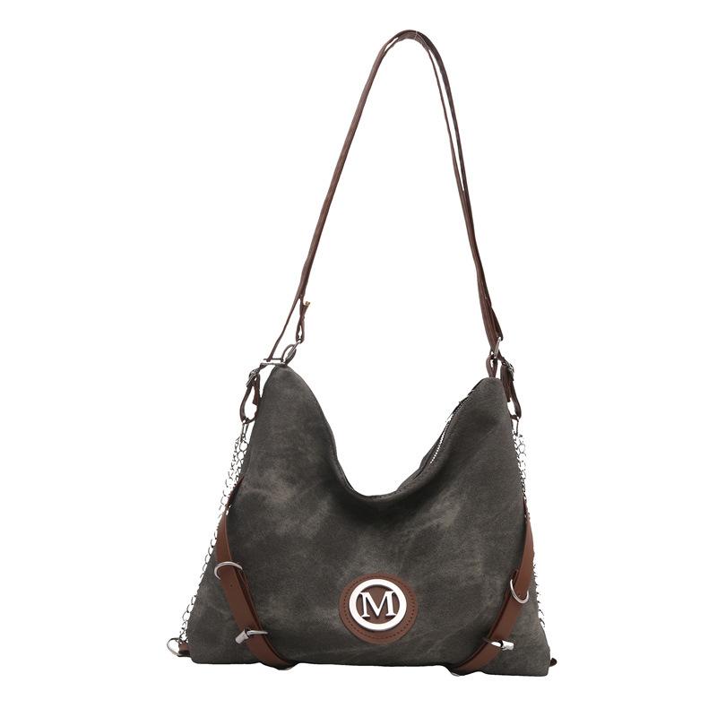 

Повседневный и модный женский рюкзак большой вместимости, новый однотонный рюкзак, модная сумка через плечо на одно плечо