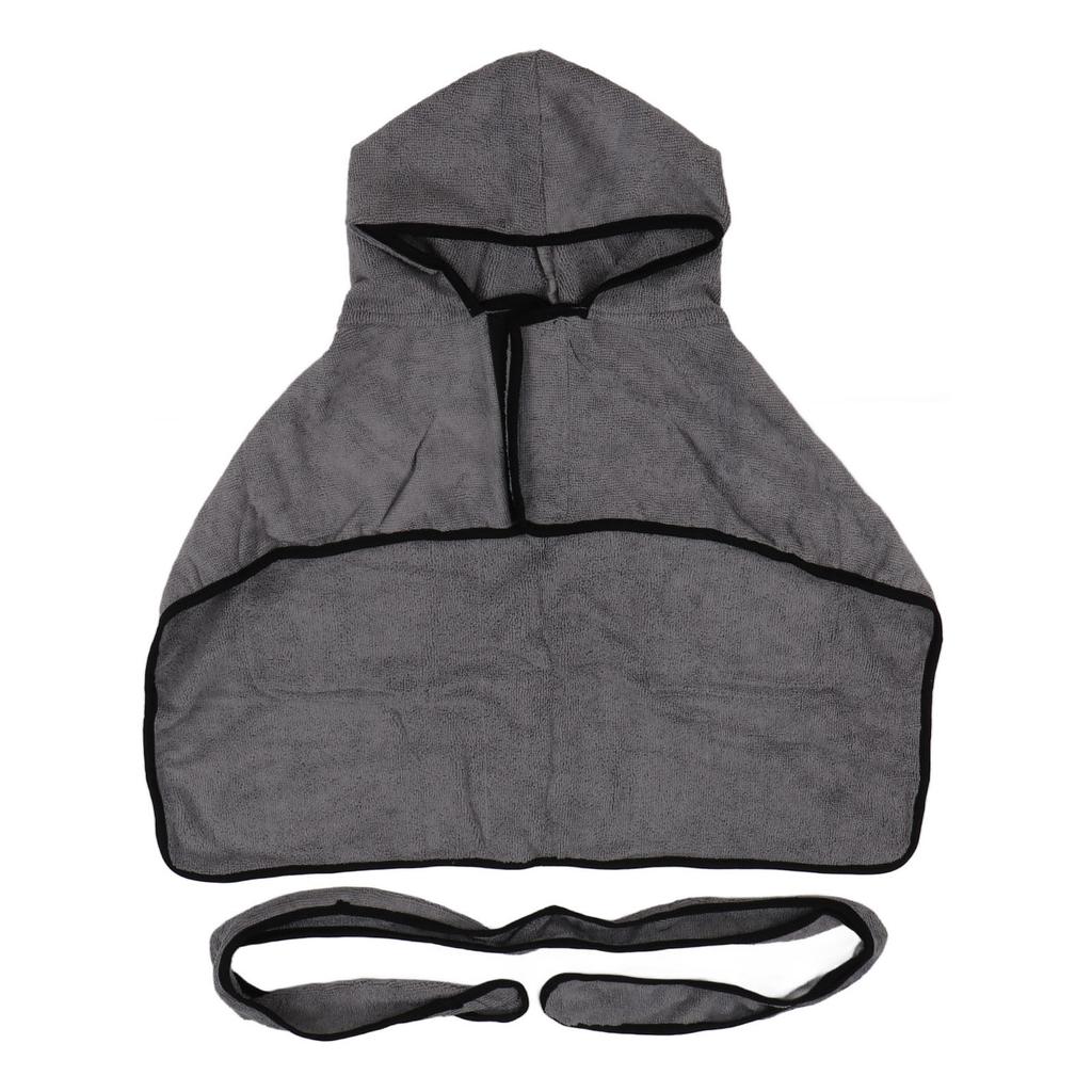 Dog Drying Robe Super Absorbent Quick Drying Dog Bathrobe Towel with Hand Pockets for Pet Supplies L