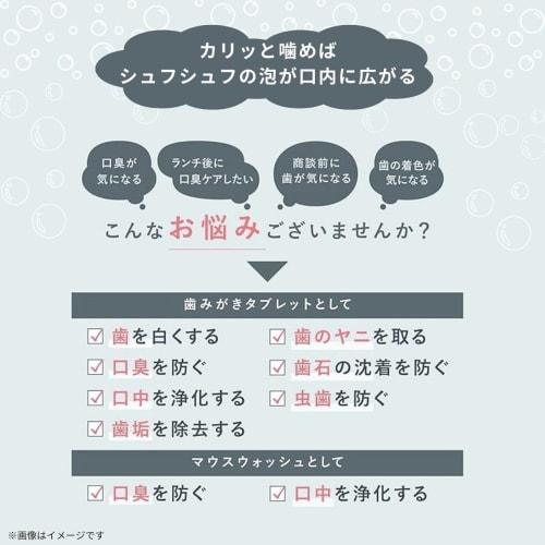 CHEERLIEF Mouthwash Tablets, Toothpaste Tablets, Bad Breath Care, Easy to Carry, 45g, Approximately 59 Tablets (45g Each, Mint Flavor)