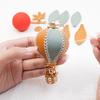 Creative Hot Air Balloon Car Accessory with Detachable Key Holders & Phone Charm DIY set for Vehicle Interior Decoration