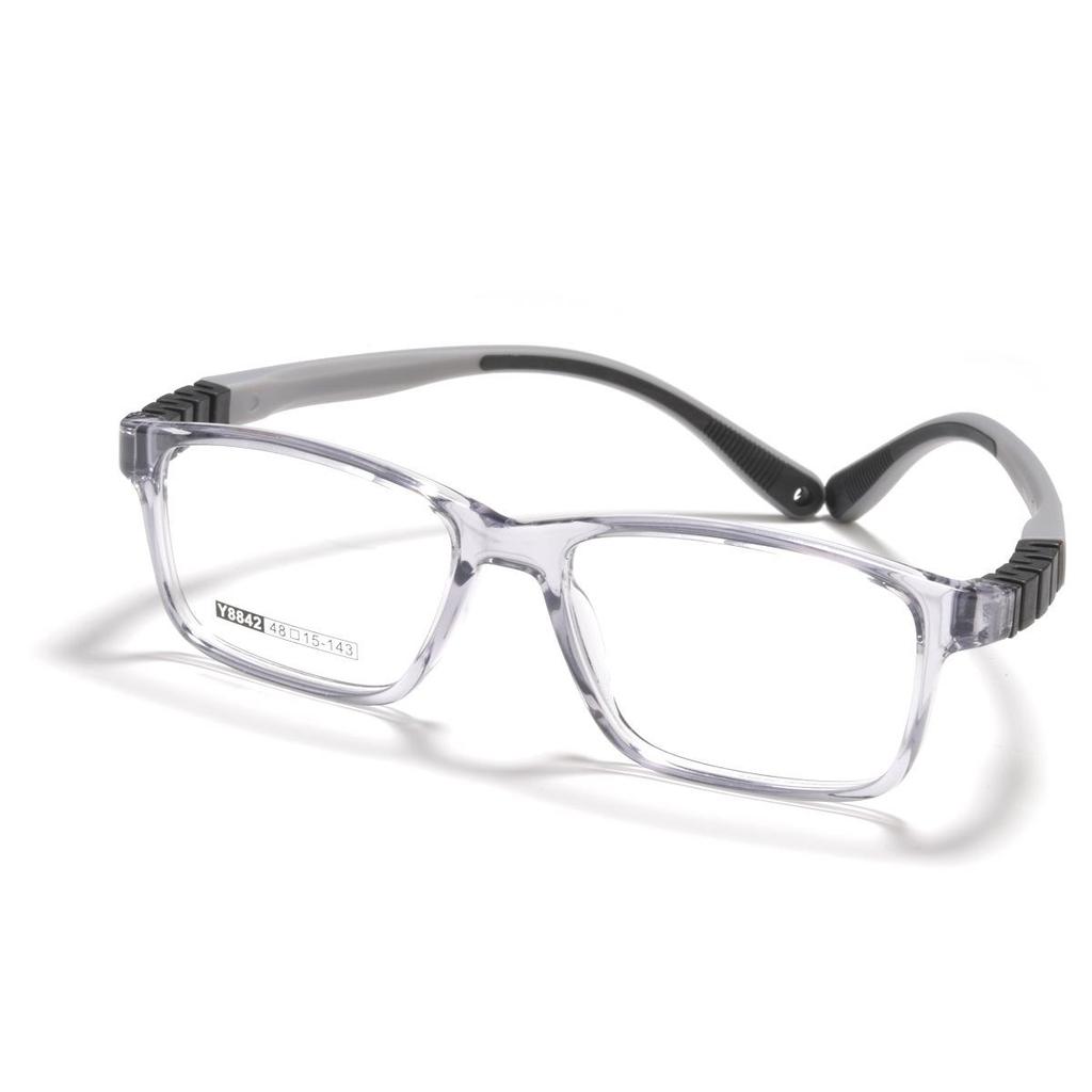 Medical Grade Myopia Control Glasses for Kids 6-10 Years - Skin-Friendly, Non-Slip Silicone Frame with Removable Temples.