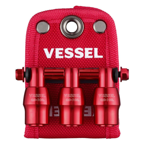 VESSEL Limited Quick Catcher Triple Holder Red QB-10B3RR