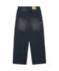 Nomaenyueol Roomy Loose Washed Pants - Washed Blue