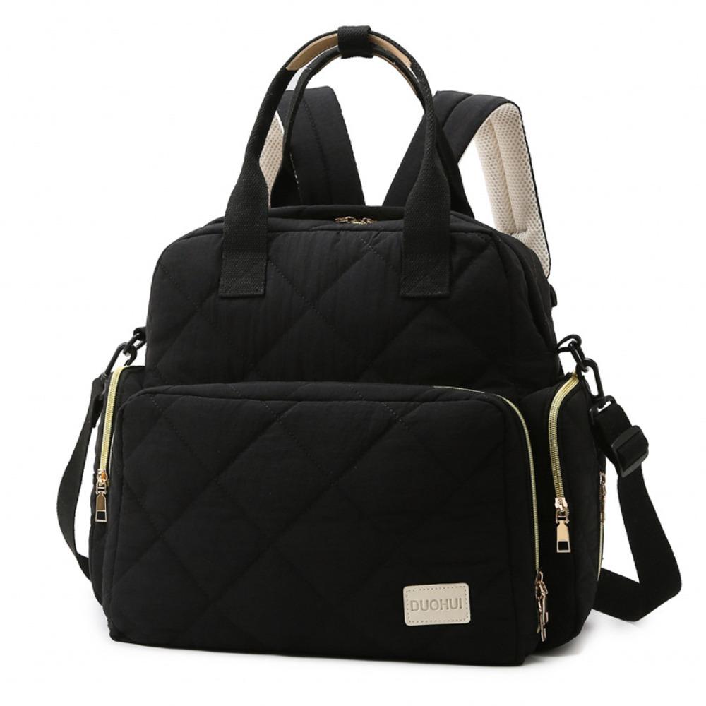 Spritzwassergeschützte Wickeltasche Mehrfache Fächer Reise Rucksack Neue Mama Tasche Damen