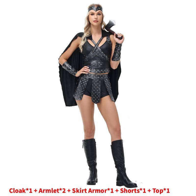 Medieval Roman Spartan Warrior Cosplay Costume With Polyester Fabric For Stage Performances