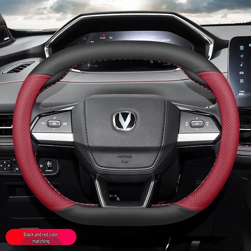 Changan CS55 PLUS & Yidda Unikunividd 2nd/3rd Gen Genuine Leather Steering Wheel Cover