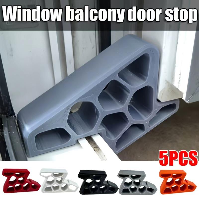 Heavy Duty Door Stopper with Non-Slip Base Window Wedge for Home Office Bathroom Kitchen Balcony Windproof Anti Collision