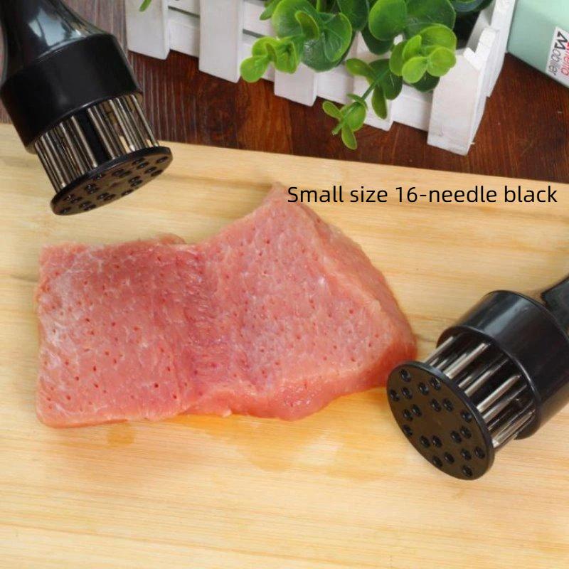 Professional Meat Tenderizer Stainless Steel Needles Non Slip Handle For Tenderizing Steak Pork Beef Faster Marinade Absorption