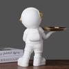 Nordic Astronaut Statue Storage Tray Spaceman Figurines Resin Ornament Home Decoration Living Room Desktop Key Storage Kids Gift