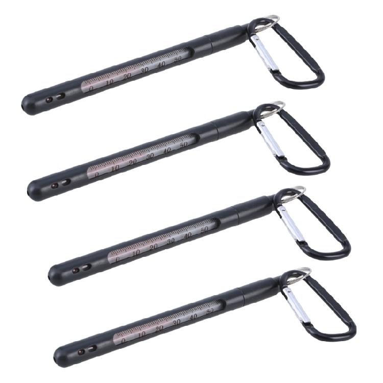 Stream Water Temperature Measurement Tool with Carabiner Hook for Outdoor Fishing Tackle Fly Fishing Water Thermometer 1