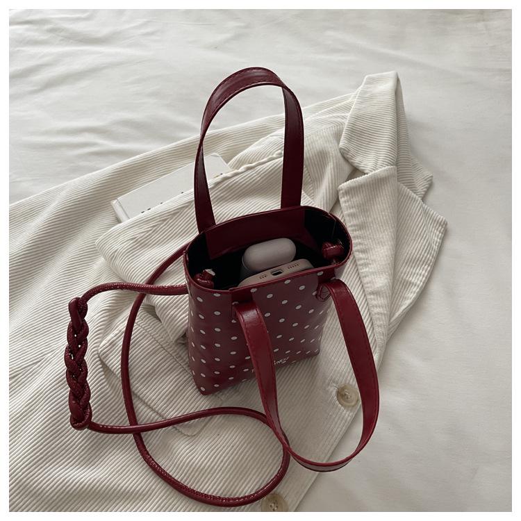 Trendy 2026 Summer Korean Polka Dot Crossbody & Shoulder Bag