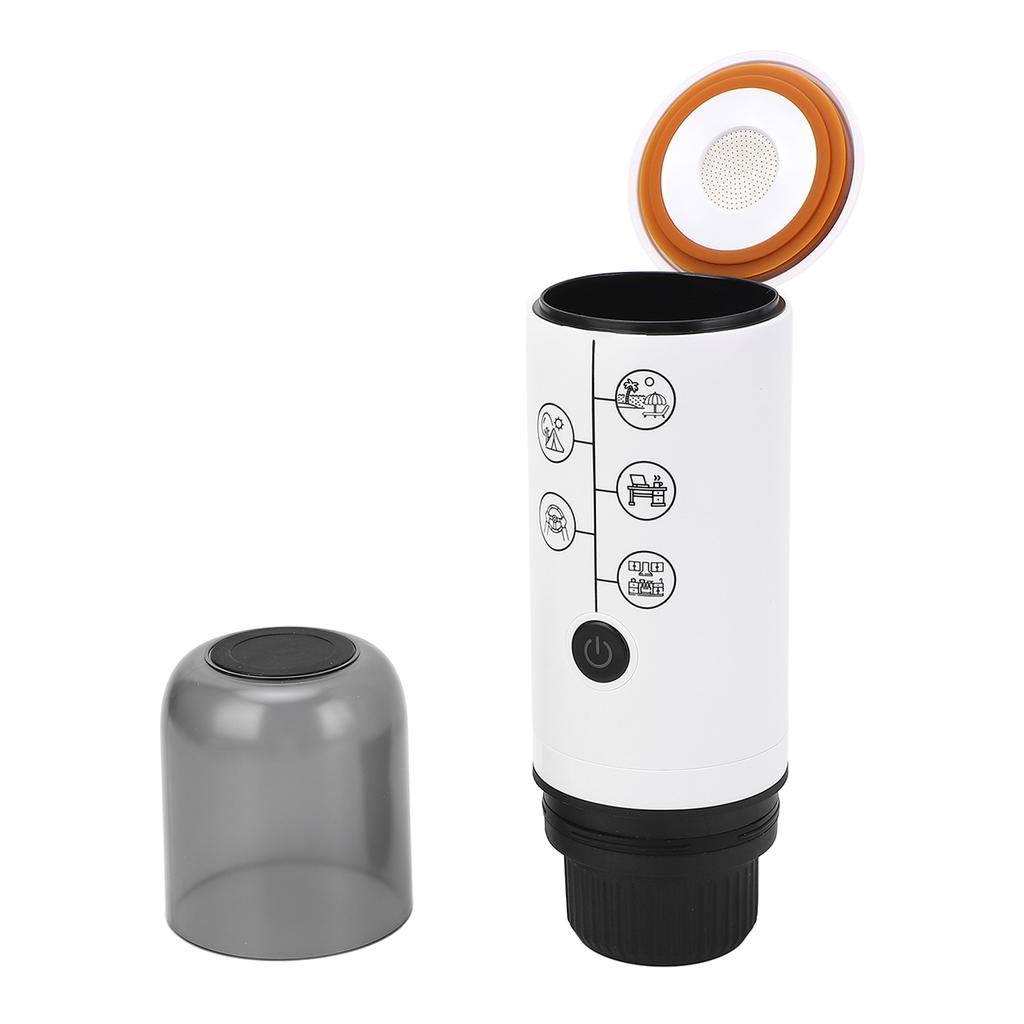Portable Electric Coffee Machine Cordless Rechargeable 17 Bar Pressure Electric Capsule Coffee