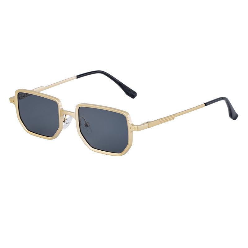 Box Sunglasses Men'S Metal Spring Glasses Legs Glasses Sunscreen Sunglasses Men'S Shades