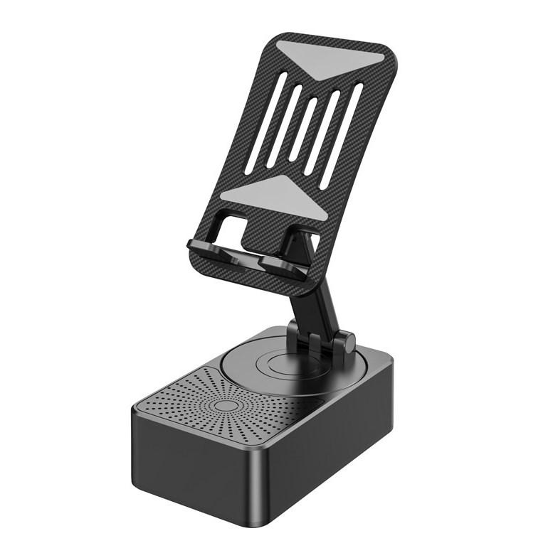 

Bluetooth Speaker With Phone Stand 5 In 1 Mobile Phone Holder 360° Stand Base 5000Mah Power Bank