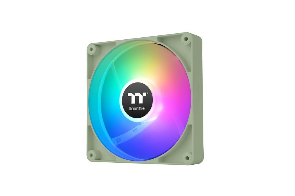 Thermaltake CT140 Reverse ARGB Sync 140mm PC Case Set of Matcha FN2562 Fans, 2, Green, CL-F201-PL14MG-A,