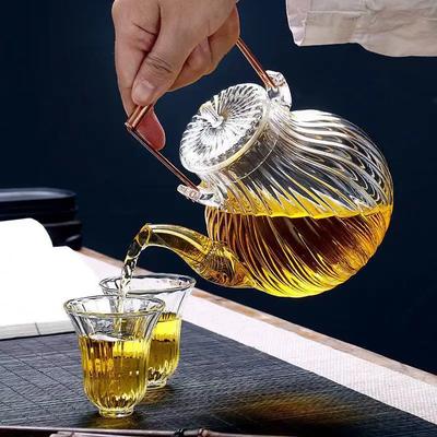 Bollitore domestico con acqua bollente Petali di crisantemo Pentola a fascio Bollitore freddo Utensili per il tè Teiera Tè Kung Fu Set da tè cinese