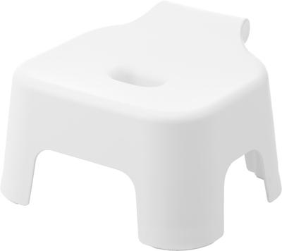 Yamazaki Jitsugyo 1763 Haken Badezimmerstuhl für Kinder SH13 Weiß B25,5 x T23,5 x H16cm Tower Badezimmerstuhl Badestuhl für Kinder und Kleinkinder Leicht zu trocknen