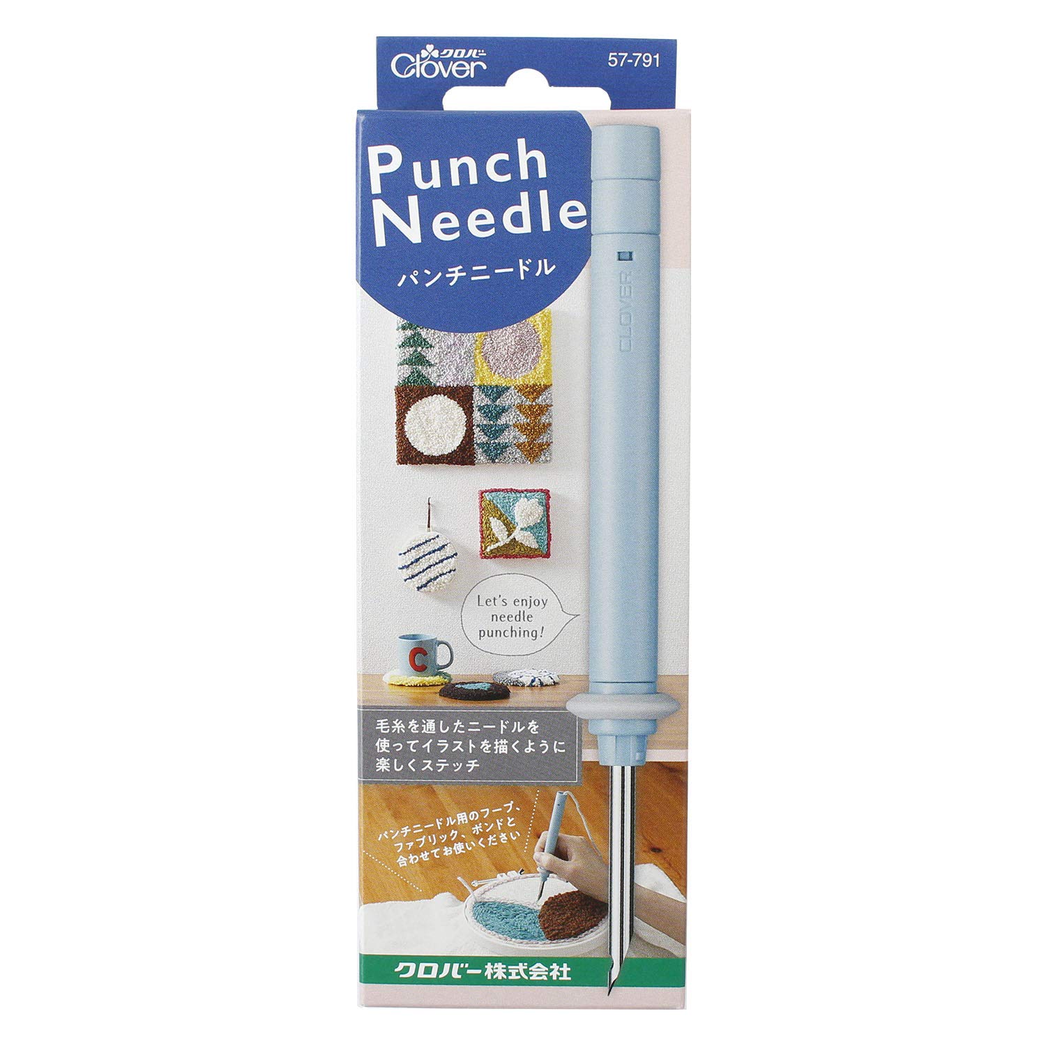 Clover Punch Needle Blue 57-791 синий