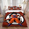Dragon Ball Z Hero Print 3Pcs Bedding Setduvet Cover With 2 Bedropillowcase Home Birthday Gift