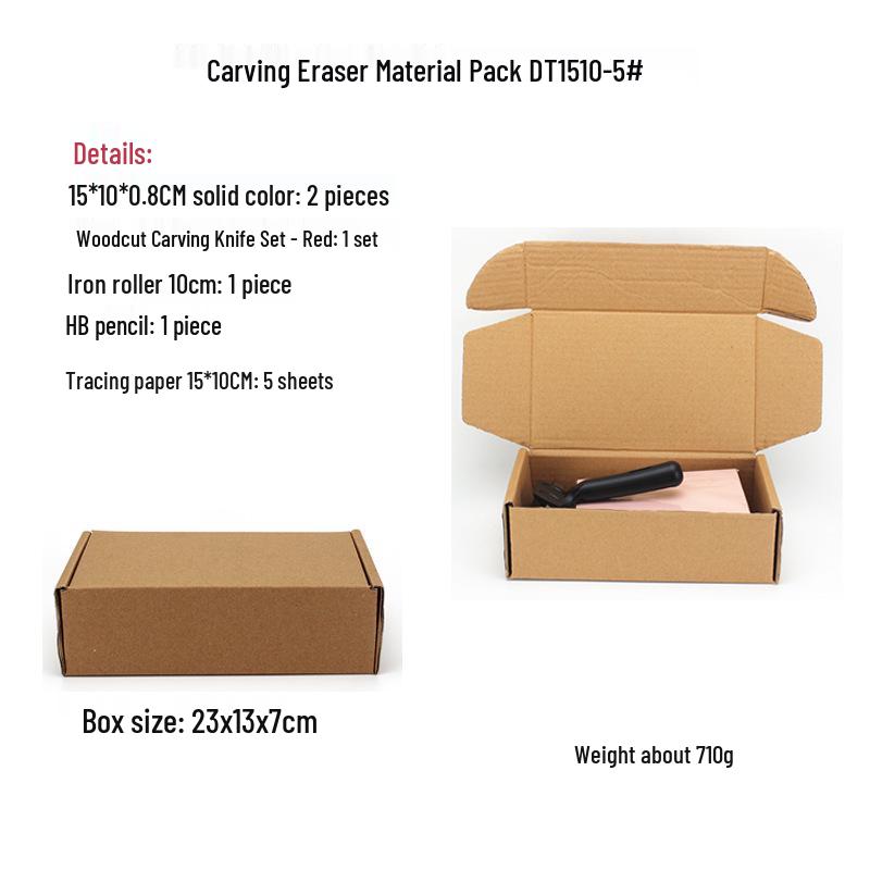 Professional Woodcut Carving Knife & Roller Set for Rubber Stamp Art