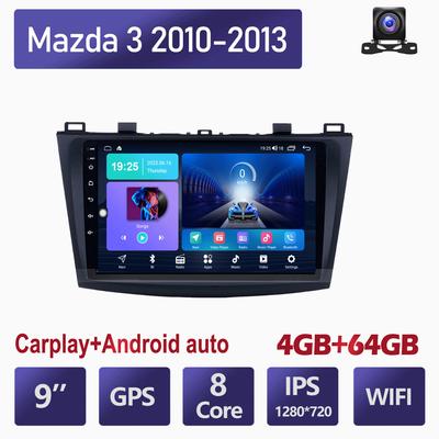 2 Din Android para Mazda 3 2010-2013 Radio de coche reproductor Multimedia navegación estéreo con altavoces BOSE Carplay unidad principal de vídeo