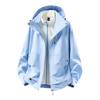 Men Women 3-in-1 Waterproof Windproof Hiking Jacket With Removable Fleece Liner Camping Fishing Mountaineering Winter