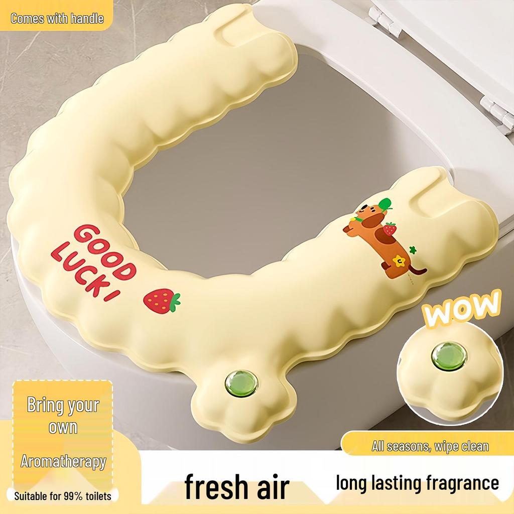 New Arrival: Universal Fragrant Waterproof Toilet Seat Cushion - 2025 Design